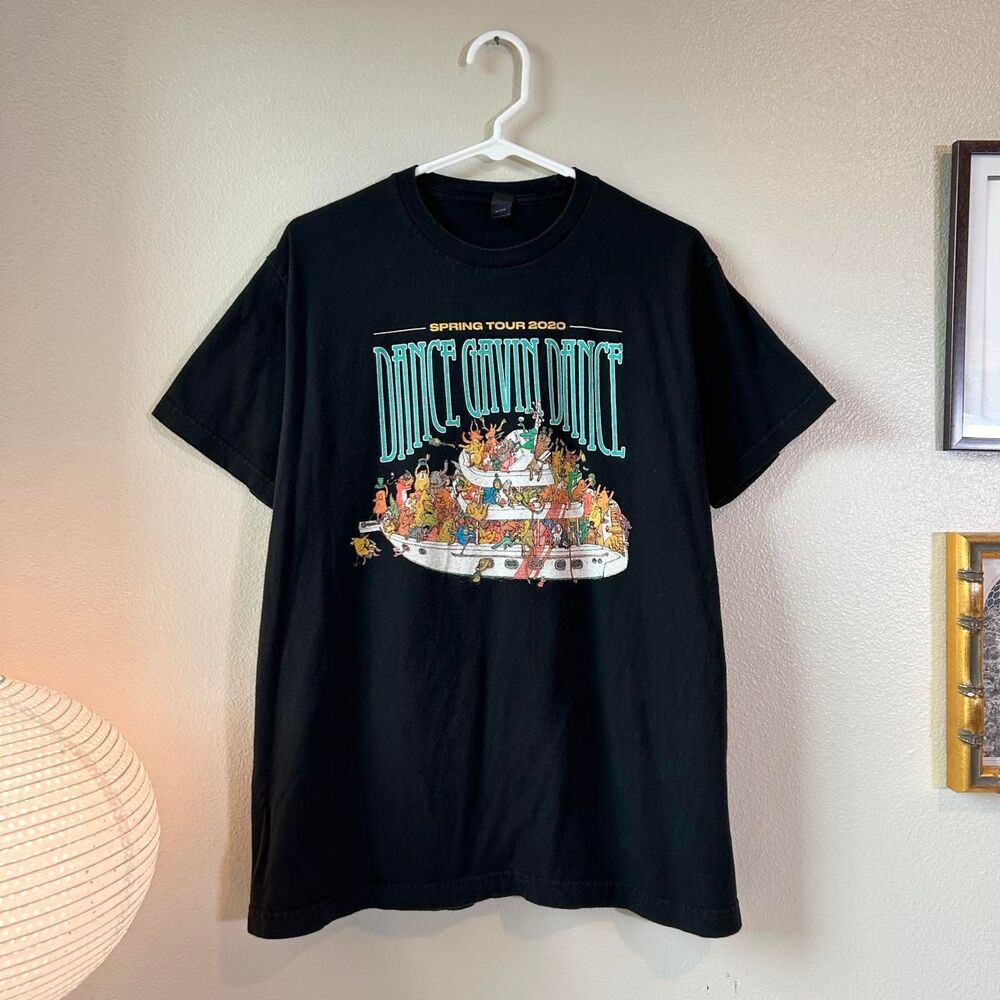 Dance Gavin Dance Cancelled Spring Tour 2020 Black Band Tee L